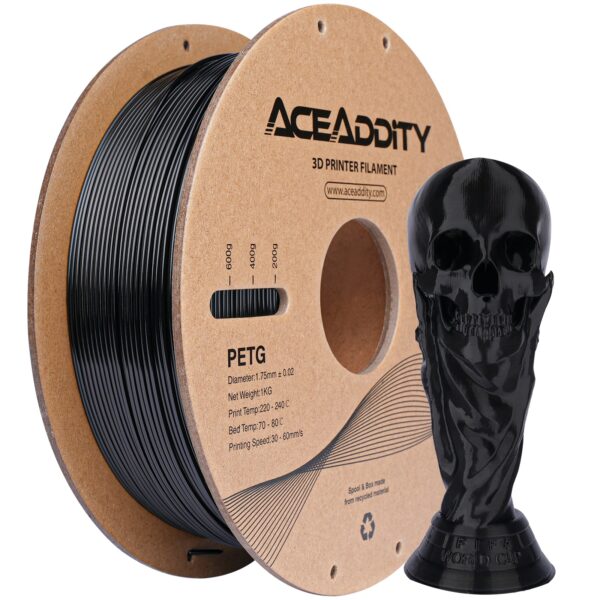 Filament PETG Noir Aceaddity